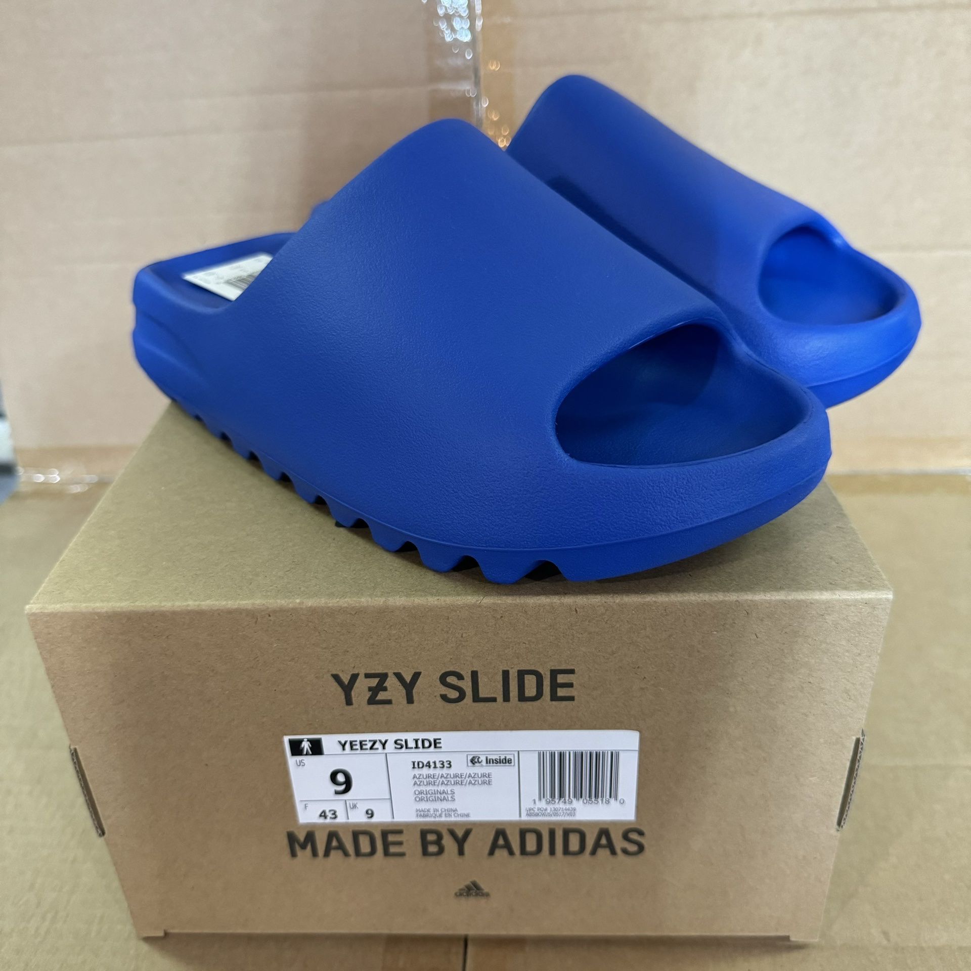 Adidas Yeezy Slide- Azure- Size 9M