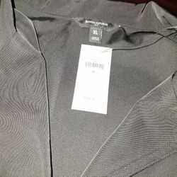 Xl Banana Republic black belted trench coat dress. 