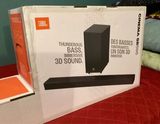 JBL Cinema SB595 3.1.2 Dolby Atmos Soundbar w/ Wireless Subwoofer - Powerful Home Theater