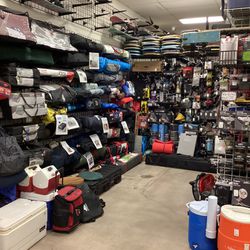 Huge Selection Of New And Used Camping Gear (Sleeping Bags, Tents, Cots, Cooking Ware, And More) Prices Vary