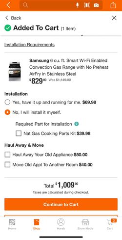 Stove/fridge