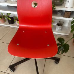 Red IKEA Office Chair 