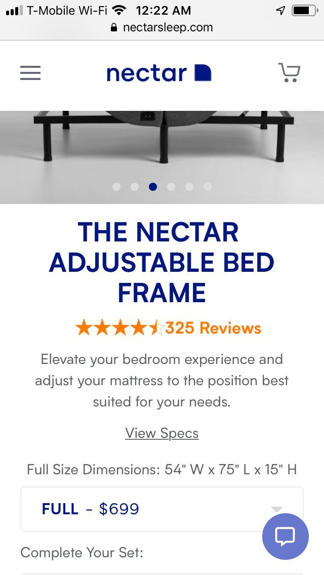 Nectar adjustable bed frame