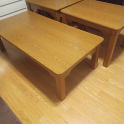 Coffee And End Tables Set 
