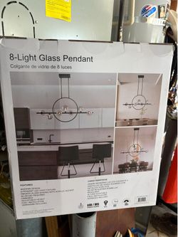 8 light chandelier