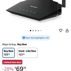 Netgear Nighthawk Router 