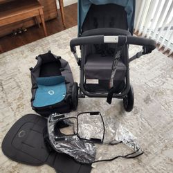 Bugaboo Chameleon Stroller With Bassinet And Accessories 