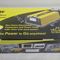(NEW) 1000-Watt Pure Sine Wave Inverter Go Power GP-SW1000-12 -  RV - Camper - Off Grid