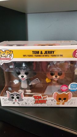 Funko pop flocked Tom and Jerry