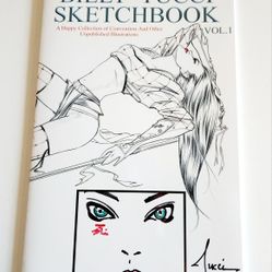 BILLY TUCCI SKETCHBOOK #1 RE-SKETCHED SIGNED - LTD 12/499 - SHI, LADY DEATH 