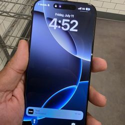 Factory unlocked IPhone 16 Pro Max 256gb 