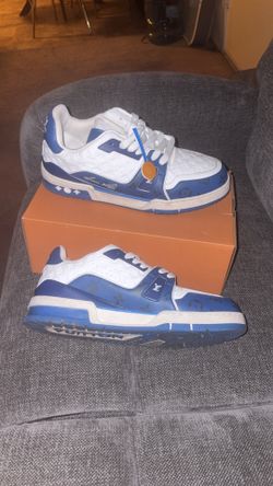 Blue Louis Vuitton shoes (willing to trade)