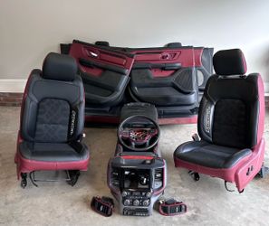 Black and red Rebel interior