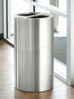 Safco Dual Trash/Recycle Bin Set NEW NEED GONE!