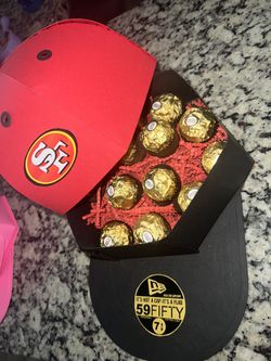 Valentine Baseball Cap Treat Box ( Large Box)