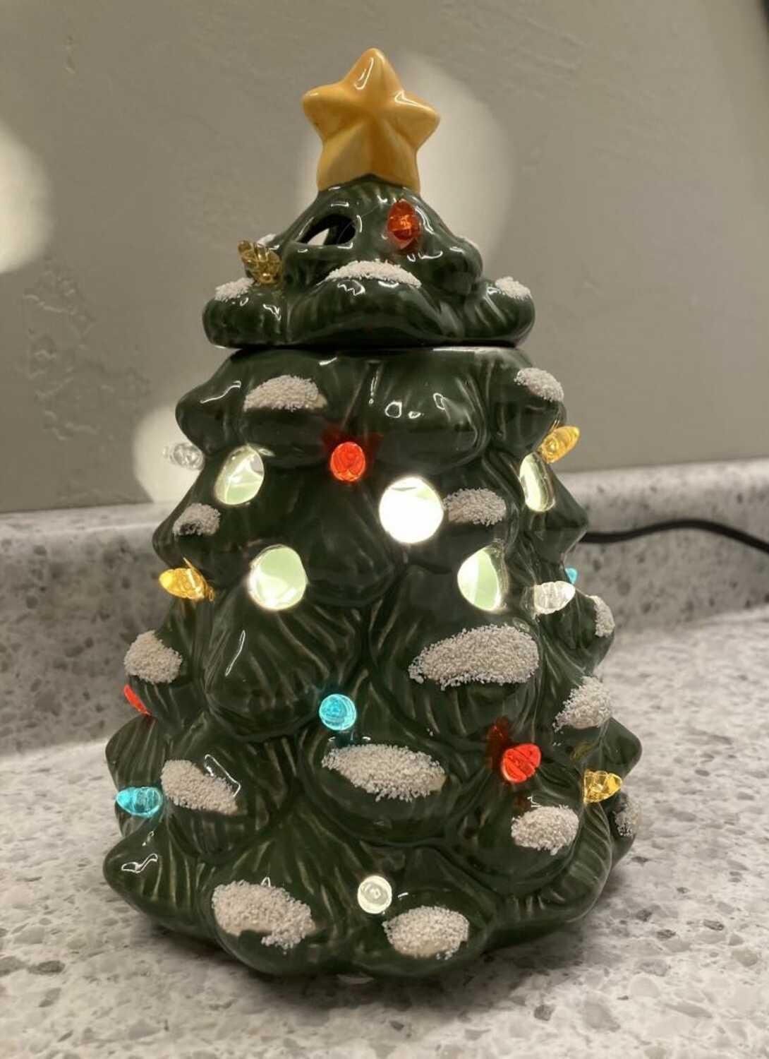 Ceramic Tree Warmer (new In Box) 