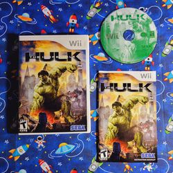 The Incredible Hulk Nintendo Wii Wii U Complete CIB