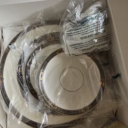 4 Brand New Lenox Vintage Jewel China Sets! $85/set