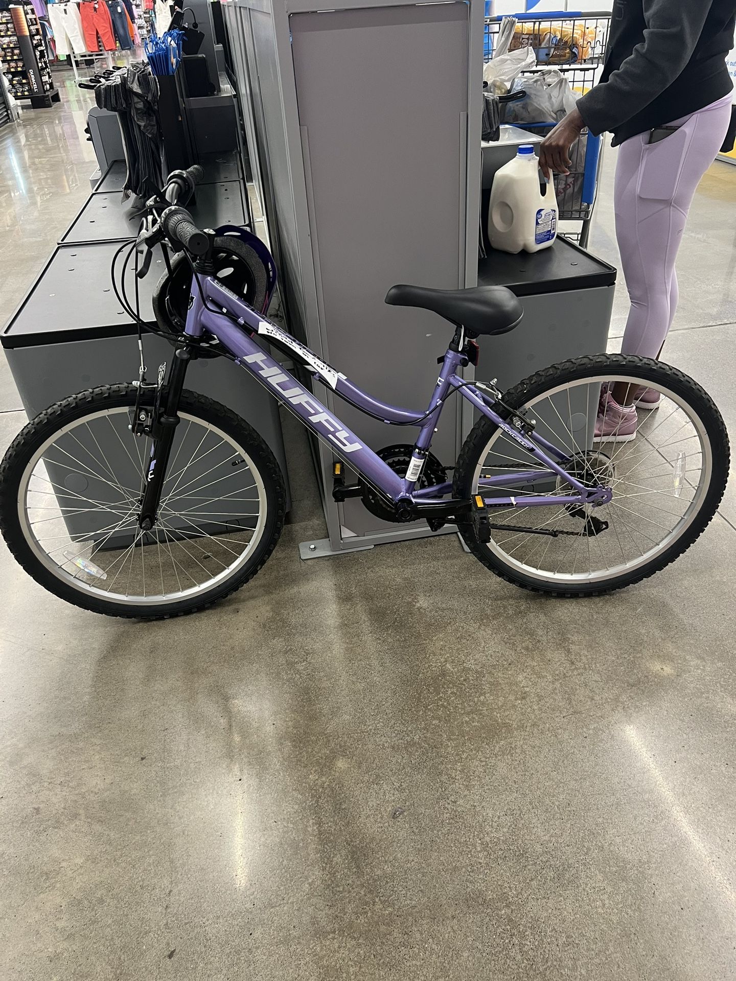 24’ purple mountain bike 
