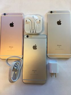 Factory unlocked apple iphone 6s plus 32 gb $210 each