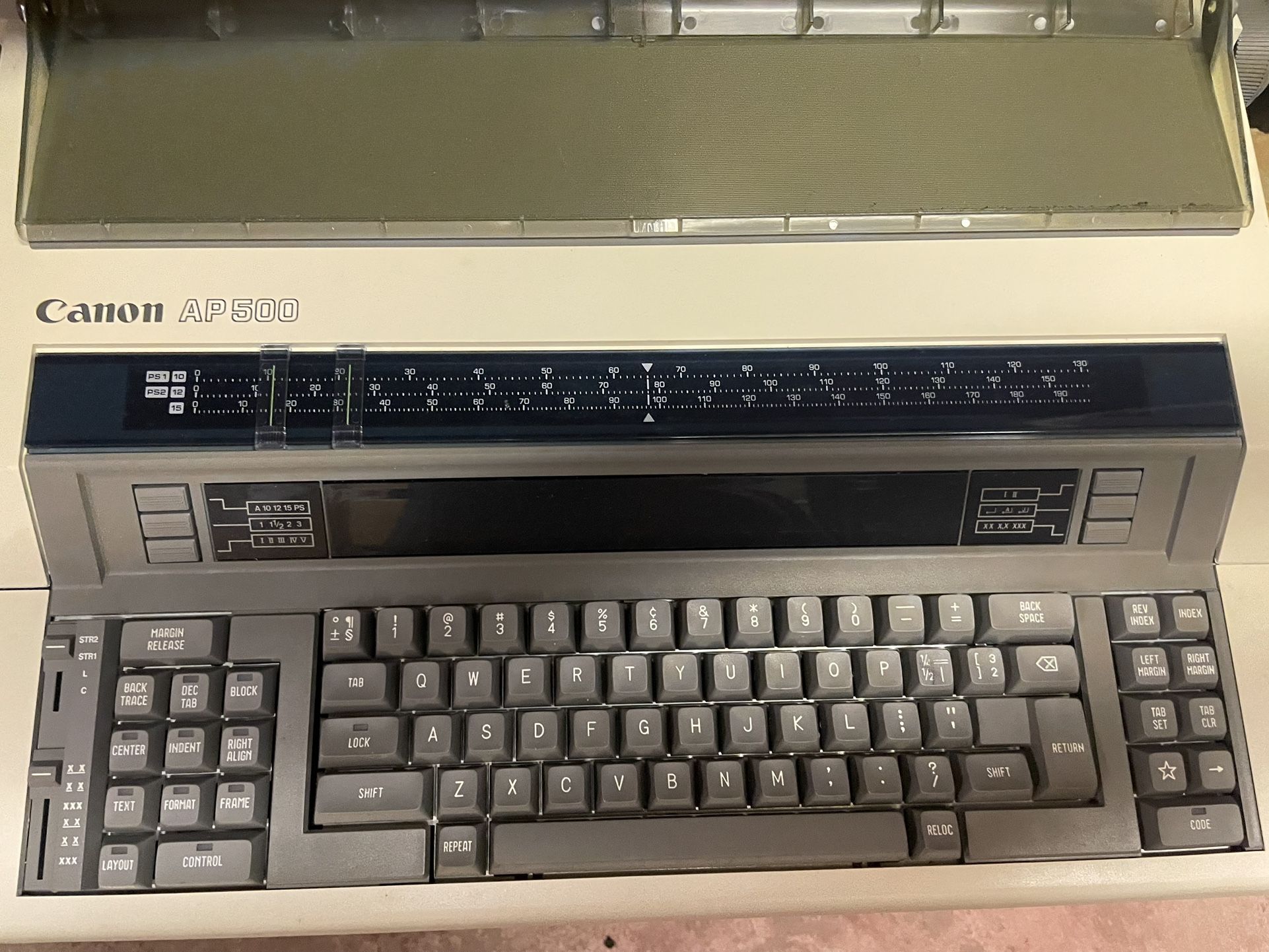 Canon Ap 500 Electronic Typewriter
