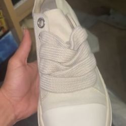 low top tan rick owen's 