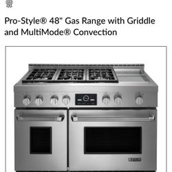 JennAir Pro-Style 48” Gas Range — BRAND NEW + HOOD!!