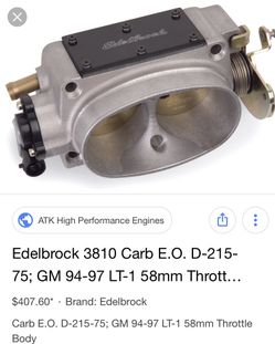 Edelbrock 58mm throttle body