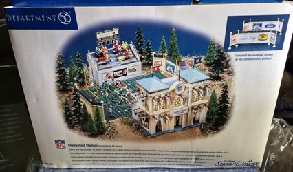 Department 56 Snow Village NFL Champsfield Stadium New In Box
