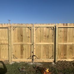 Pressure Treated  Fence 