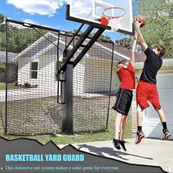 New in the box Heavy Duty Basketball Protective Defensive Net System, 12 ft x 10 ft, UV Resistant Brand New still in the box D480)