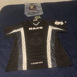 Bape Jersey Size Large Never Worn Comes With Bag And tags Read Description 