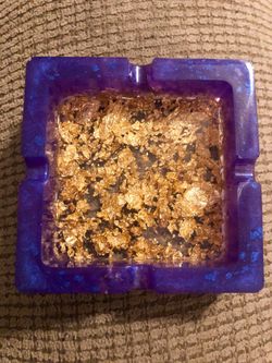 Purple/Gold Brand New Ashtray