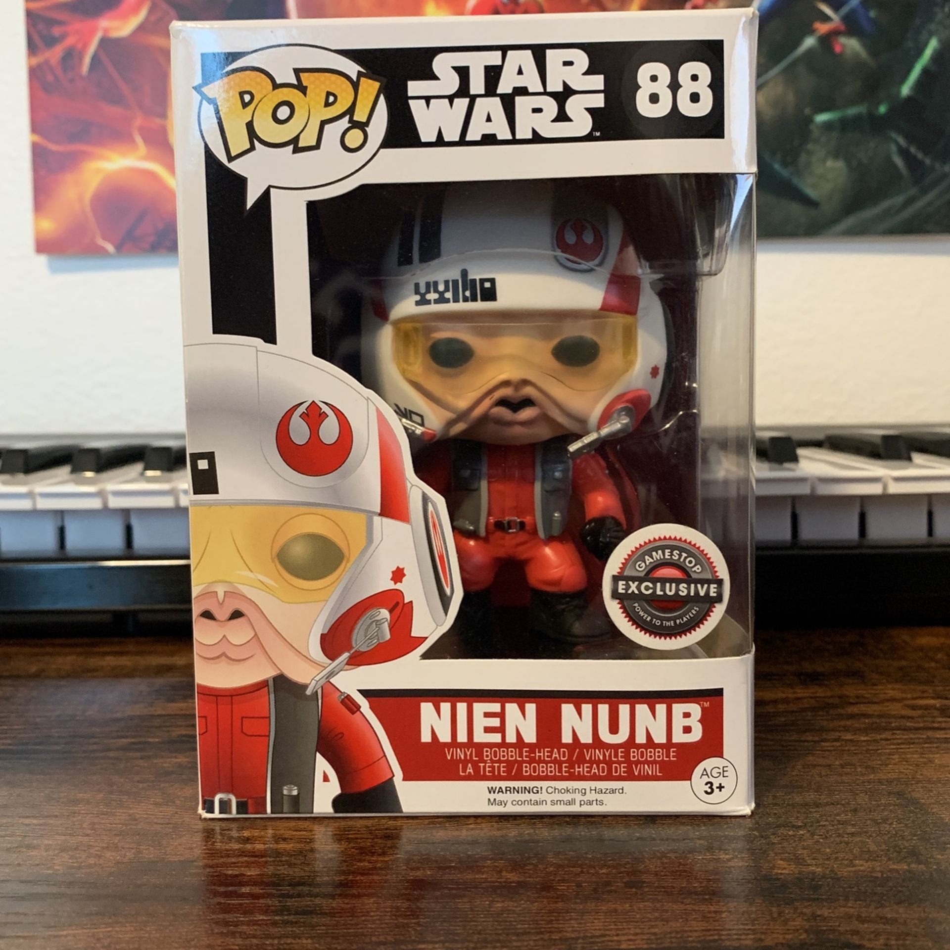 Funko Pop! #88 Nien Nunb GameStop Exclusive