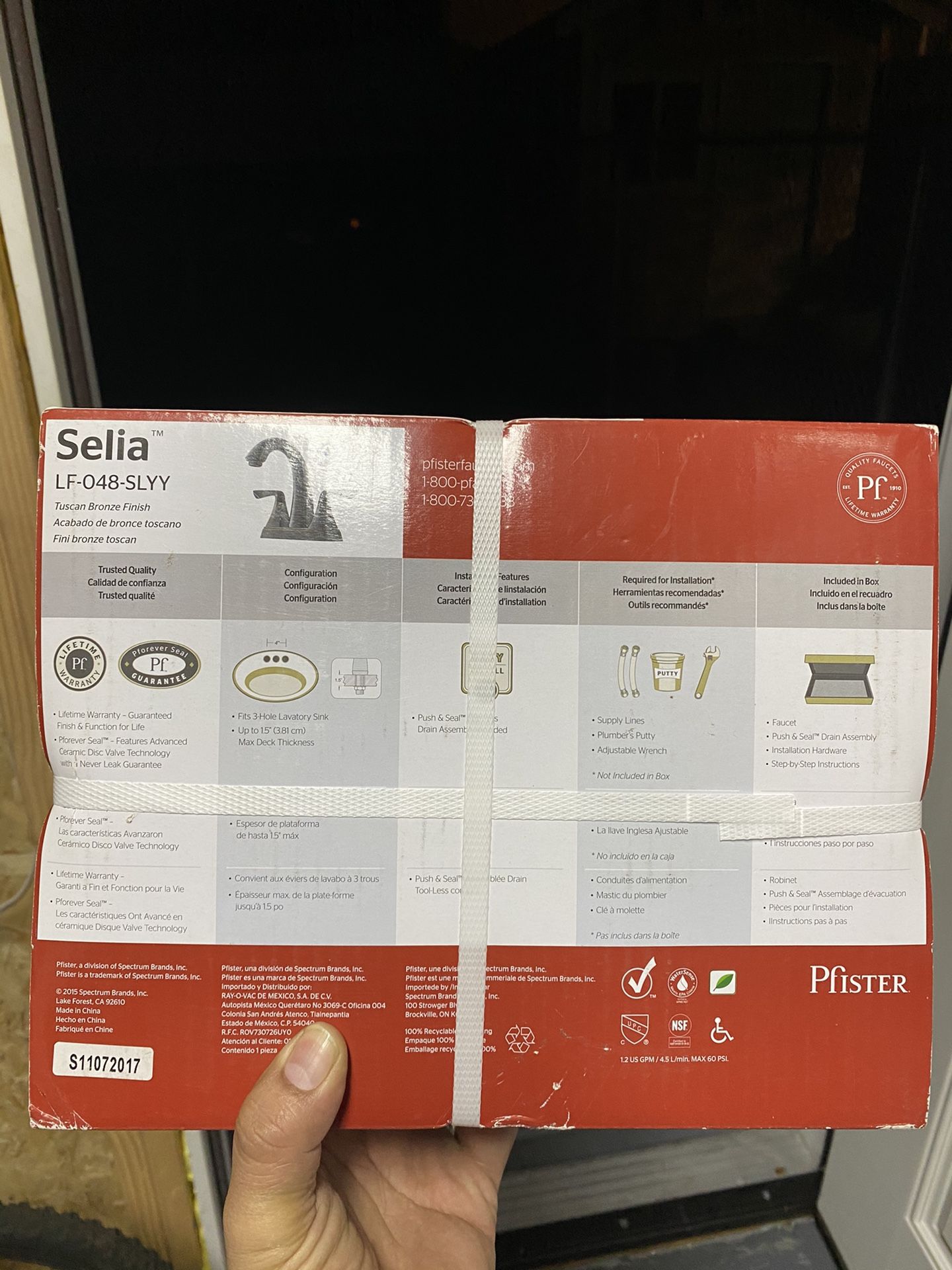 Pfister LF 048 SLYY Lawn & Garden