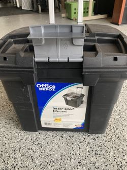 Letter Size File Cart With Wheels