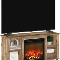 TV Stand with Fireplace