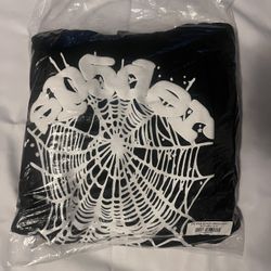 Black Sp5der Hoodie Size M