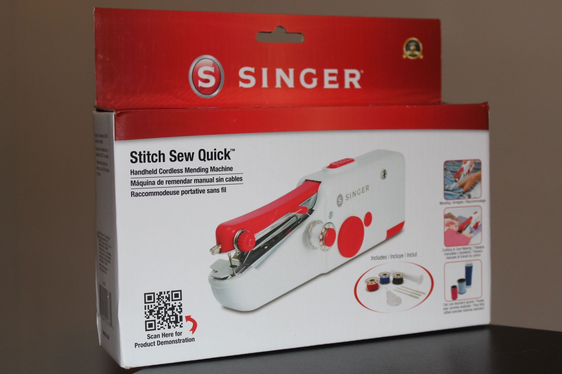 Singer Notions 01663 Singer Stitch Sew Quick Brand New Staples Stapler Fabric