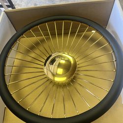 32 spoke wire steering wheel gold