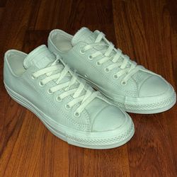 Converse All Star Low Leather Pistachio Unisex Shoes Women’s 7; Men’s 5