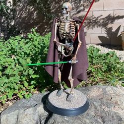 Jedi Sith skeleton custom resin model. 
