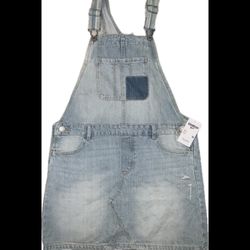 Oshkosh Girls Overall Dress Jean Size 14