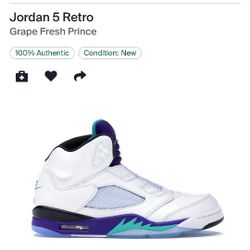 Jordan 5 Retro..size 13