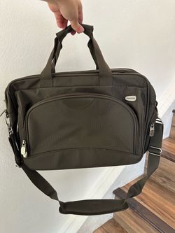 Dakota Expandable Cabin Bag Business Briefcase Laptop Shoulder Bag Luggage Olive