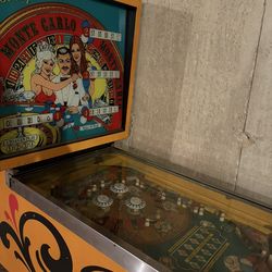 1973 Bally’s Monte Carlo Pinball Machine