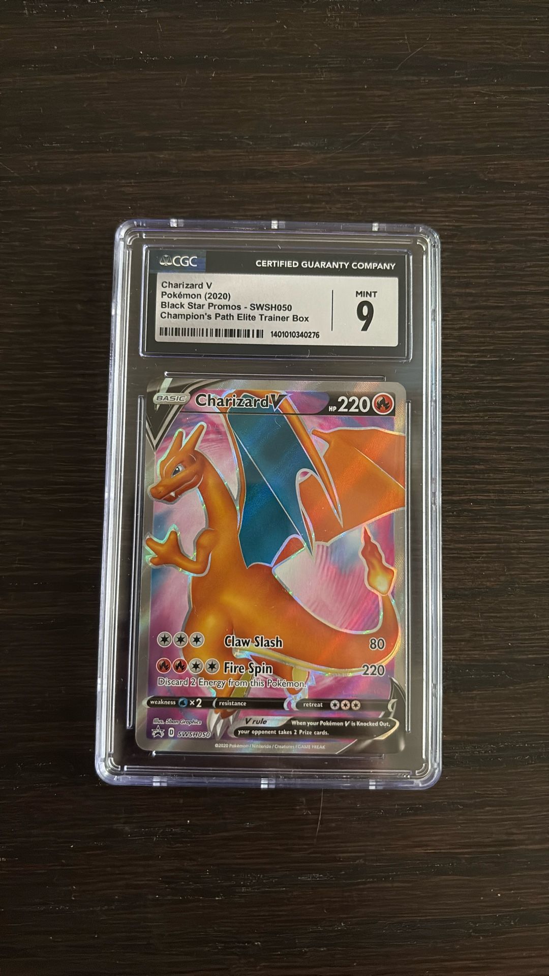 2020 Charizard V Black Star Promos