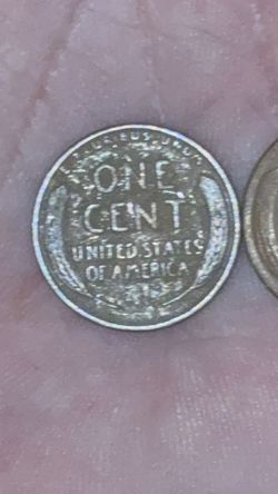 I938 No Mark Philadelphia Mint(Blue) Wheat Penny 