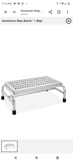 Aluminum diamond grip shop step
