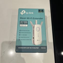 TP Link AC1900 Mesh Wi-Fi Extender - Still In Box
